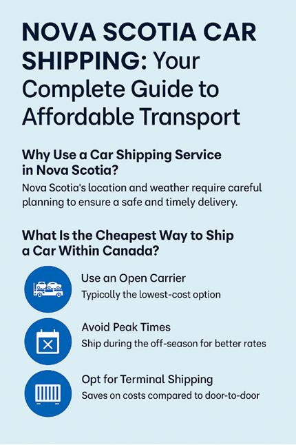 Nova Scotia Car Shipping