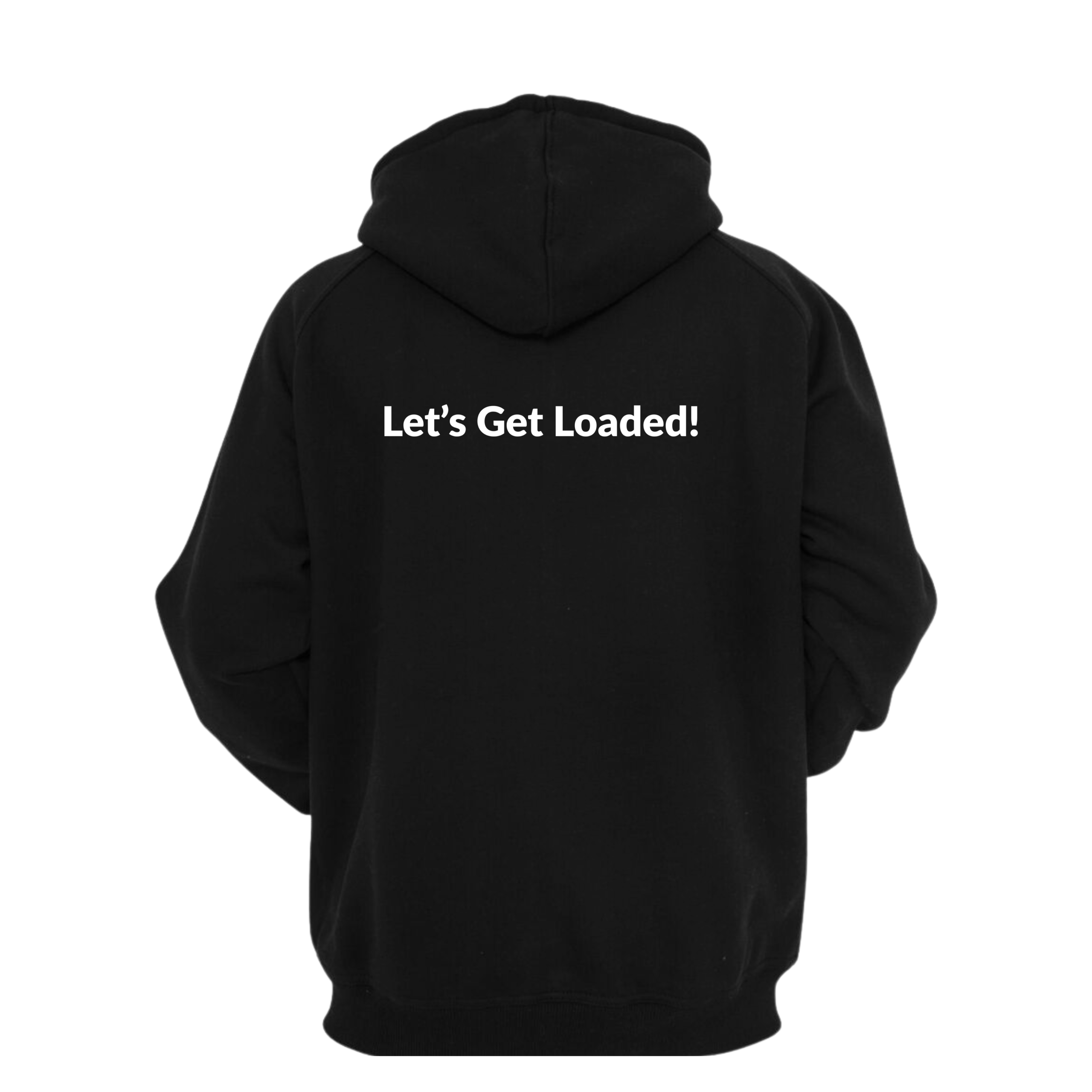 Canadian Car Shipping Black Hoodie – Branded Pullover with “Let’s Get Loaded!” Slogan - Image 2