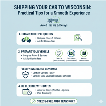 Canada to Wisconsin vehicle shipping
