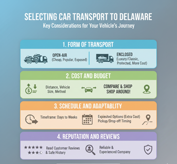 Car Transport Service to Delaware - 1