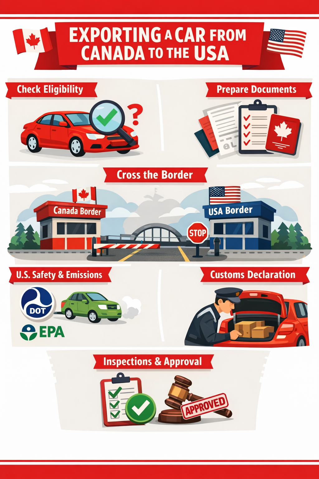Export Car From Canada To US