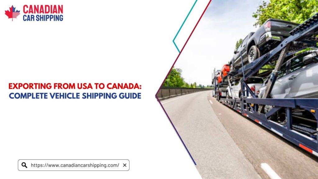 Exporting from USA to Canada