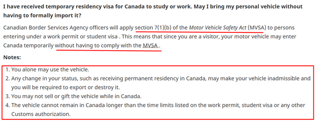 Importing a Truck From the USA to Canada