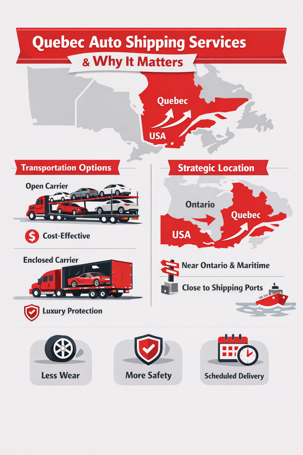 Quebec Auto Shipping Services
