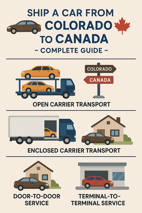 Ship a Car from Colorado to Canada
