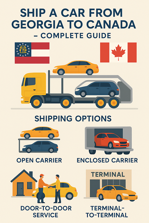Ship a Car from Georgia to Canada