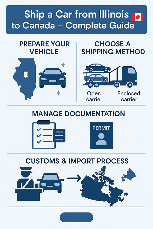 Ship a Car from Illinois to Canada