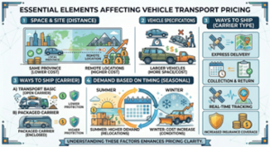 cost of transporting vehicle